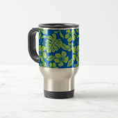 MUG DE VOYAGE BIKINI ROSE (BLEU/VERT) (Devant gauche)