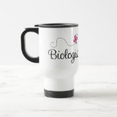 Mug De Voyage Biologiste mignon rose (Gauche)