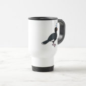 Mug De Voyage Birdorable Curassow casqué (Devant droit)