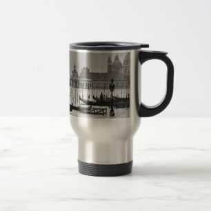 Mug De Voyage Black Blanc Grand Canal Venise Italie Voyage