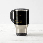 Mug De Voyage Black Cat drôle cool personnalisable (Devant gauche)