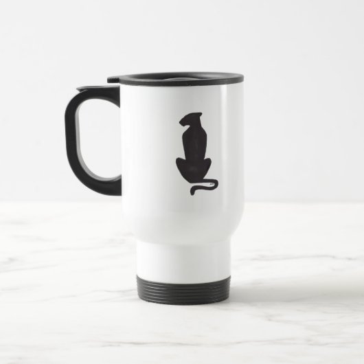 Mug De Voyage Black Cat Silhouette bang (Gauche)