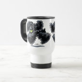Mug De Voyage Black Cocker Spaniel Play (Devant gauche)