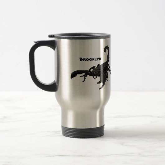 Mug De Voyage Black hungry scorpion (Gauche)