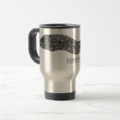 Mug De Voyage Black spotted moray eel cartoon (Devant gauche)