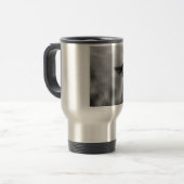 Mug De Voyage Black White Runse Horse Freedom (Devant gauche)
