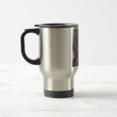 Mug De Voyage Black White Runse Horse Freedom (Gauche)