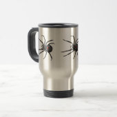 Mug De Voyage Black Widow Spider Dessin original (Devant gauche)