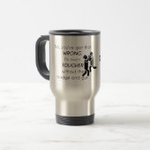 Mug De Voyage Blagues sur les flics Cadeaux (Devant gauche)