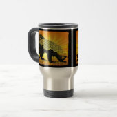 Mug De Voyage Blaireau de miel de rayon de soleil (Devant gauche)