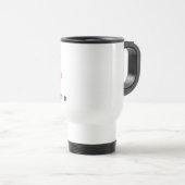 Mug De Voyage Blanc d'évasion de caisse (Devant droit)