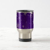 Mug De Voyage Blanche-Neige, Blue Purple Background (Centre)
