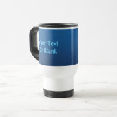 Mug De Voyage Bleu brillant Chanukkah Menorah (Devant gauche)