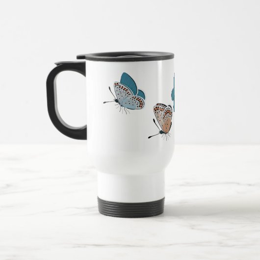 Mug De Voyage Bleu commun (Gauche)