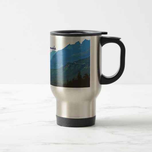 Mug De Voyage Bleu de jaspe de Banff (Droit)