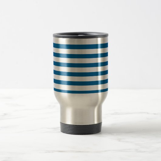 Mug De Voyage Bleu et blanc (Centre)