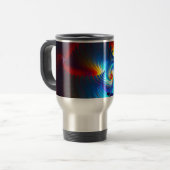 Mug De Voyage Bleu gravitationnel (Devant gauche)