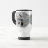 Mug De Voyage Bleu libellule Voyage Mug (Devant gauche)