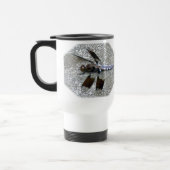Mug De Voyage Bleu libellule Voyage Mug (Gauche)