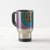 Mug De Voyage Bleu Solitaire (Devant gauche)