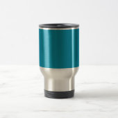 Mug De Voyage Bleu-vert (couleur solide) (Centre)