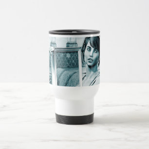 Mug De Voyage Bleu Vintage