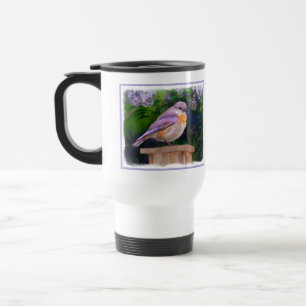 Mug De Voyage Bleuet de l'Est en neige - Photo originale