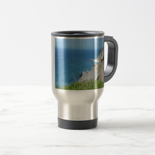 Mug De Voyage Block Island Bluffs - Block Island, Rhode Island (Devant droit)