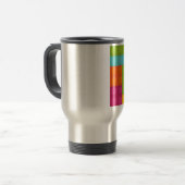 Mug De Voyage blocs de construction rose (Devant gauche)