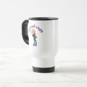 Mug De Voyage Blonde Girl Jouant Saxophone (Devant gauche)