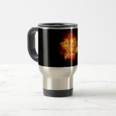 Mug De Voyage Blooming Fire Rose (Devant gauche)