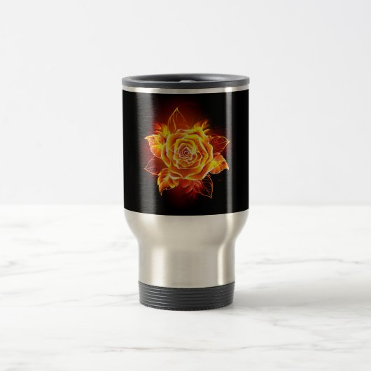Mug De Voyage Blooming Fire Rose (Centre)