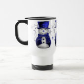 Mug De Voyage Blue Christmas Snowman (Gauche)