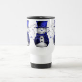 Mug De Voyage Blue Christmas Snowman (Centre)