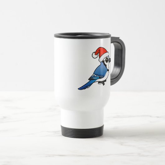 Mug De Voyage Blue Jay Père Noël (Devant droit)