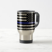 Mug De Voyage Blue Line mince (Devant droit)