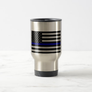 Mug De Voyage Blue Line mince diminuent