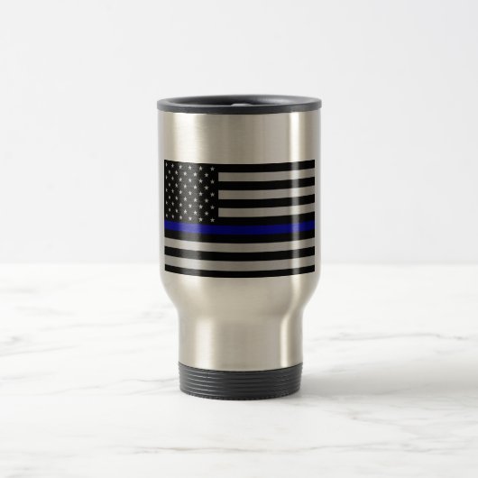 Mug De Voyage Blue Line mince diminuent (Centre)