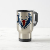 Mug De Voyage blue shadow crest (Devant droit)