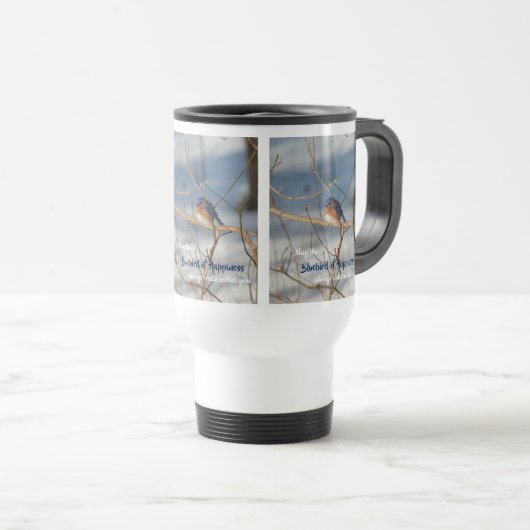 Mug De Voyage Bluebird Of Happiness Inspiration (Devant droit)