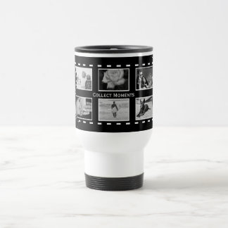 Mug De Voyage Bobine de film noir et blanc avec photo personnali