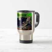 Mug De Voyage Boeuf de cerf noir doux (Devant droit)