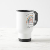 Mug De Voyage Boho Rainbow Appréciation de l'enseignant Nom Voya (Devant droit)