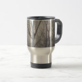 Mug De Voyage Bois gris des arbres (Devant droit)