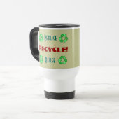 Mug De Voyage Bois, Rinse, Répète ! (Devant gauche)