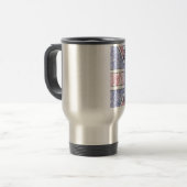 Mug De Voyage Boîte de police britannique et drapeau d'Union (Devant gauche)