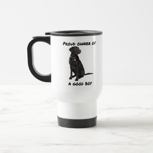 Mug De Voyage Bon Garçon Black Lab (Gauche)