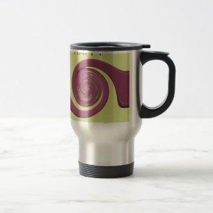 Mug De Voyage Bon thanksgiving Golden Jaune tourbillon design.pn