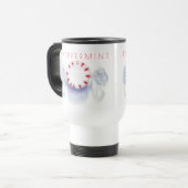 MUG DE VOYAGE BONBON À LA MENTHE + Texte (Devant gauche)