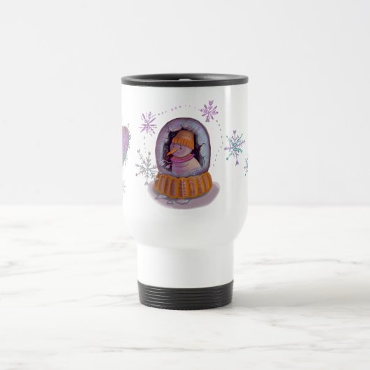 Mug De Voyage bonhomme de neige de noël (Centre)
